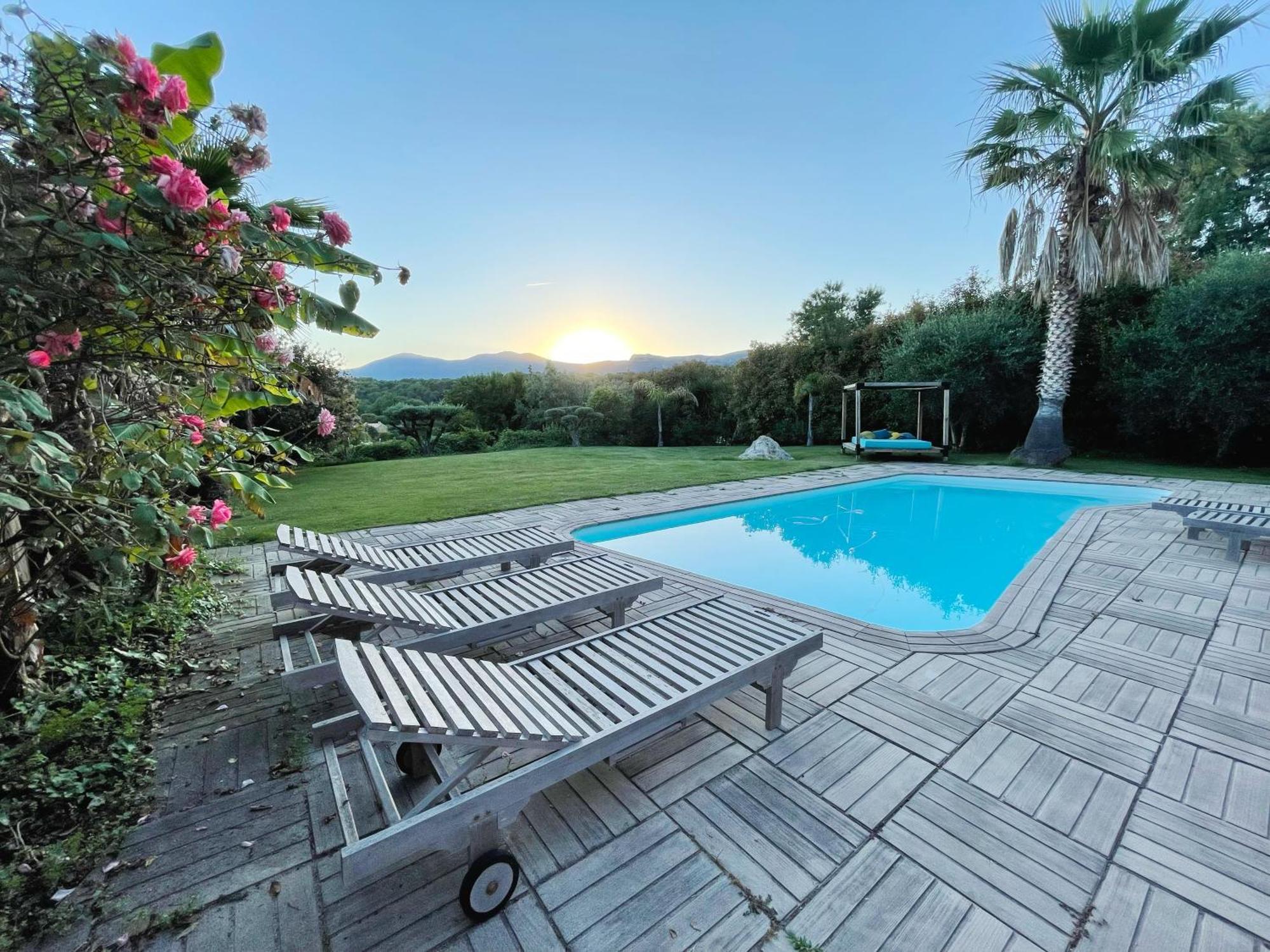 Villa Angel La Gaude Bagian luar foto